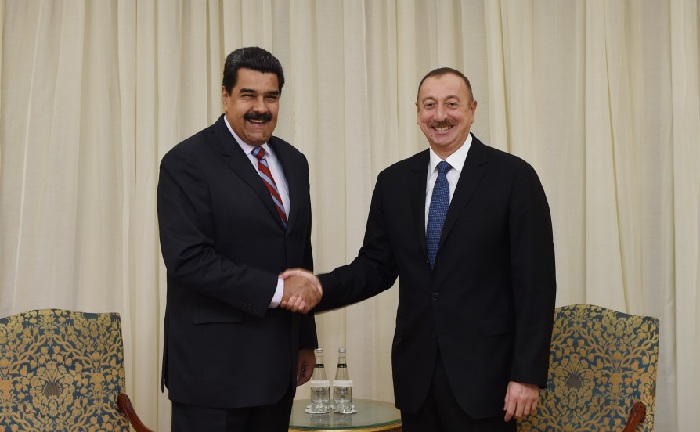 Prezident Nikolas Maduro ilə görüşüb - Foto